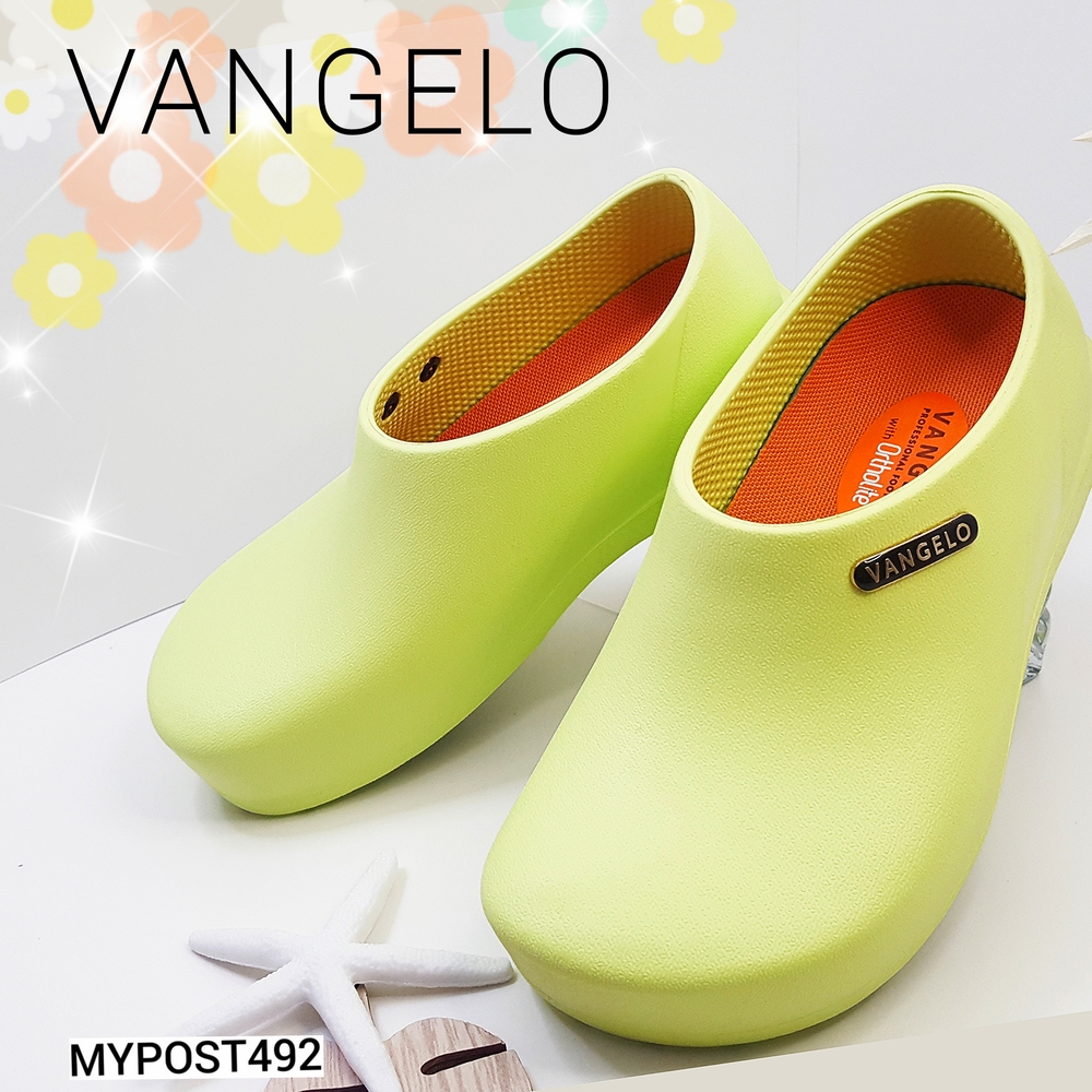 Vangelo Clog🌿NEW Ortholite Neon Lime Foam Rubber Crocs| Unisex